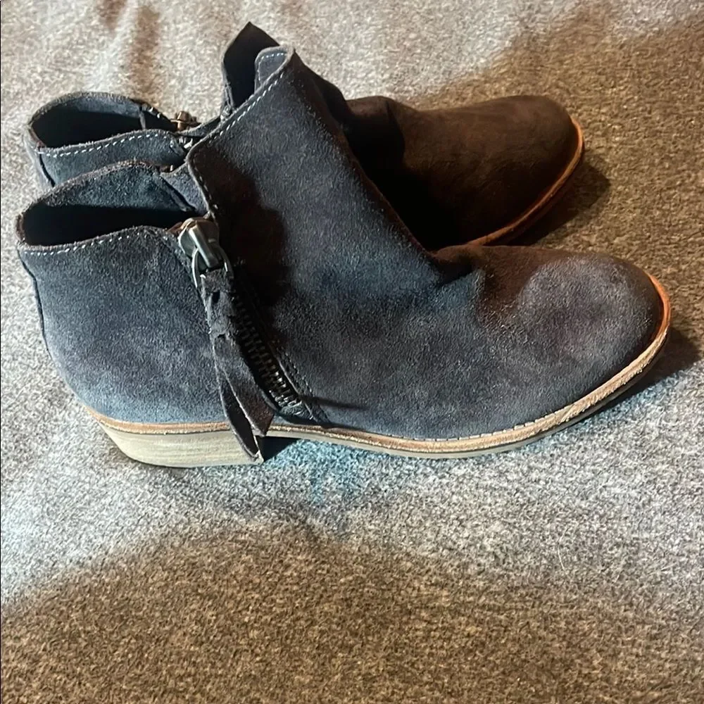 Dolce Vita Black Suede Ankle Boots